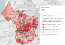 BRISTOL: RIFUGI CLIMATICI E PIANIFICAZIONE URBANA SOCIALE PER LE ONDATE DI CALORE Bristol tool Heat Vulnerability Index and Vulnerability Layers